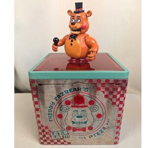 Five Nights at Freddy's 2 Movie Popcorn Tin Container Freddy Topper Light FNAF